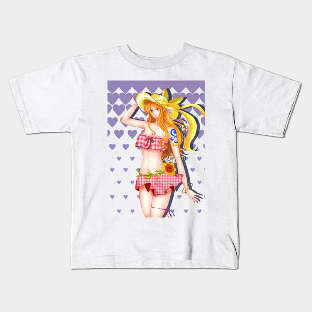 Nami One Piece Fashion Kids T-Shirt by KDungUniversal